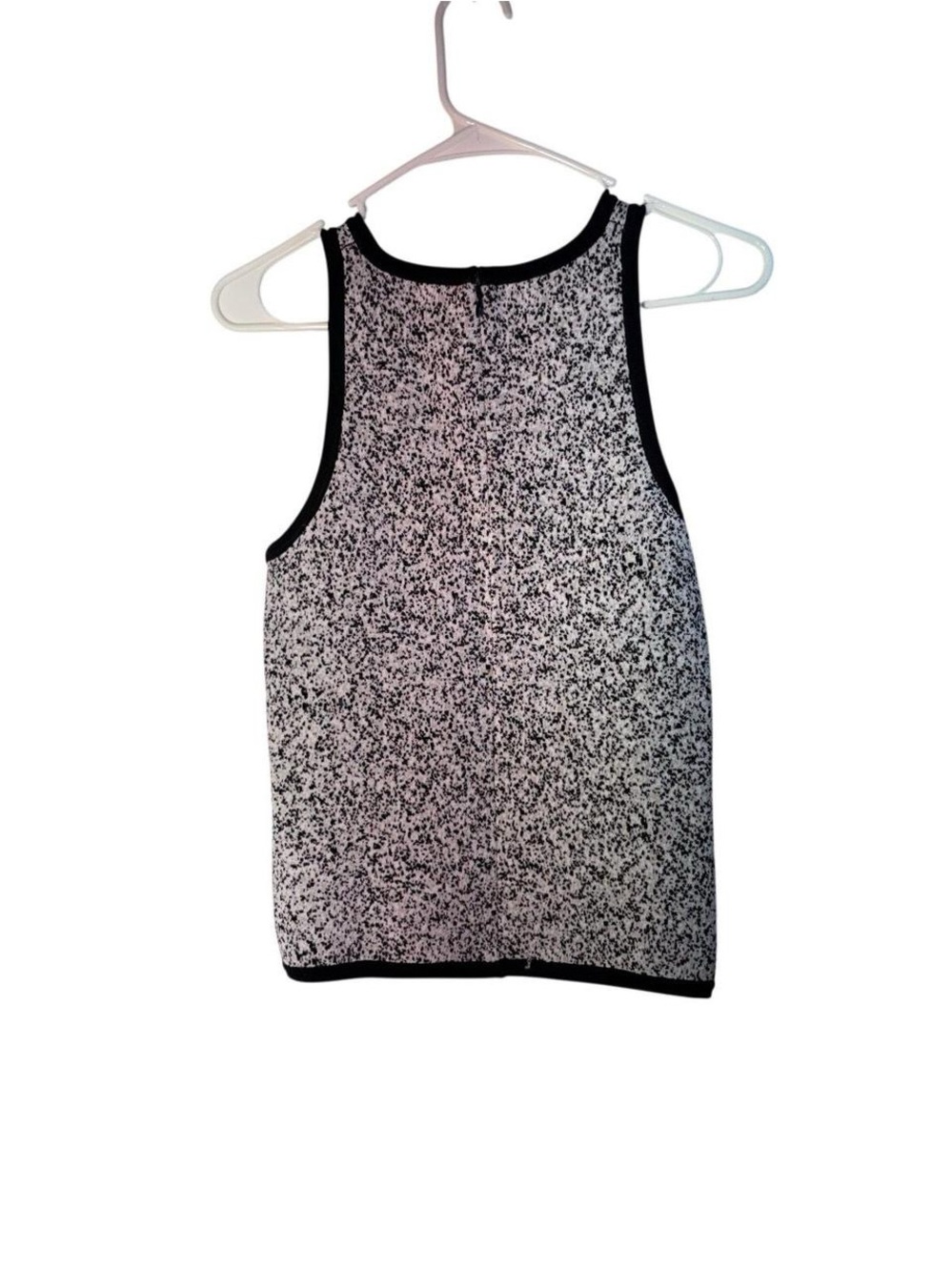 Robert Rodriguez Black and White Speckle Tank Top